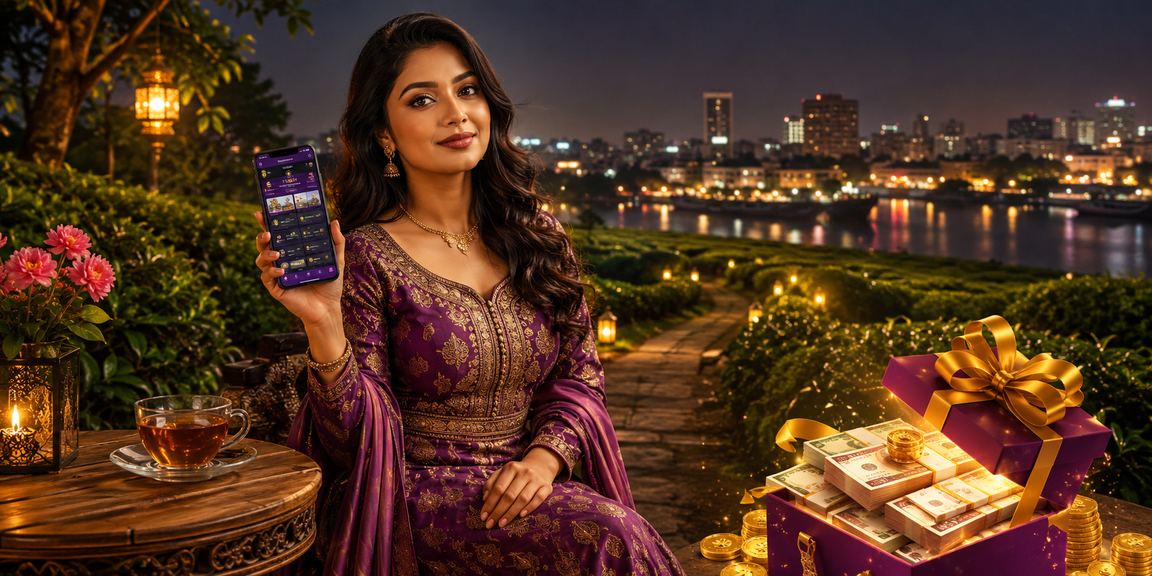 নারায়ণগঞ্জে চা বাগানে মোবাইলে 9 baji বেটিং করছেন ব্যবহারকারী