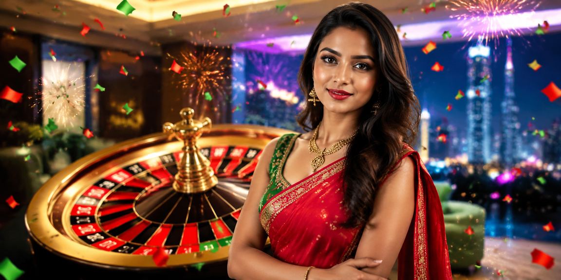 Player Earning Points on 9 baji Roulette in a Red-Green Setting at Saint Martin's Island